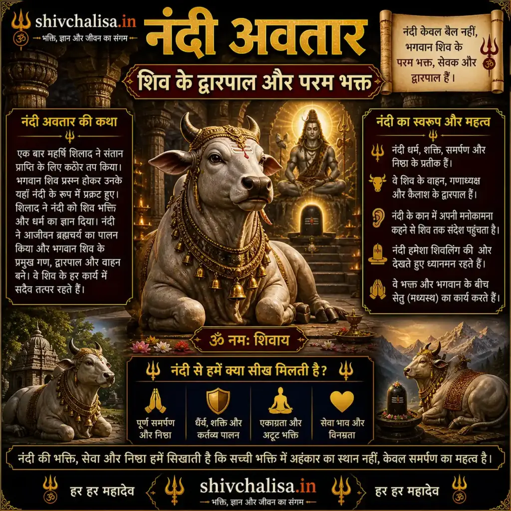Nandi Avatar Shiv ke Dwarpal aur Param Bhakt