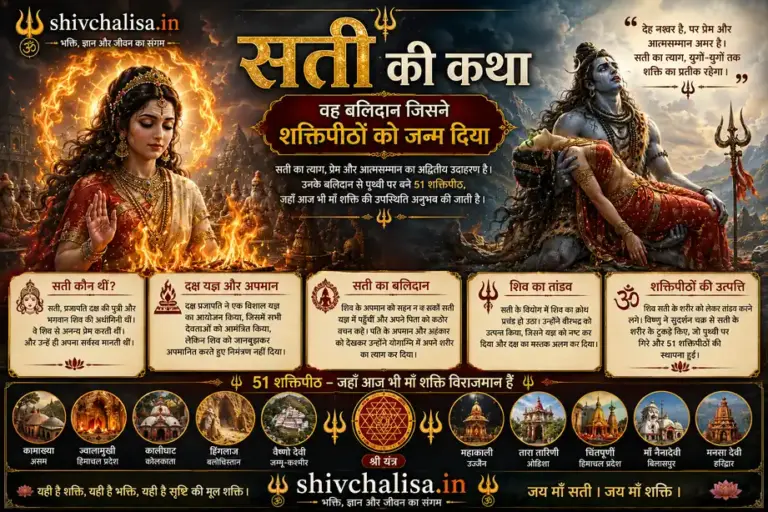 सती की कथा – वह बलिदान जिसने शक्तिपीठों को जन्म दिया 1 Sati Ki Katha