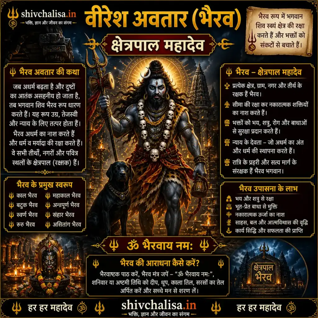 Viresh Avatar Bhairav Kshetrapaal Mahadev