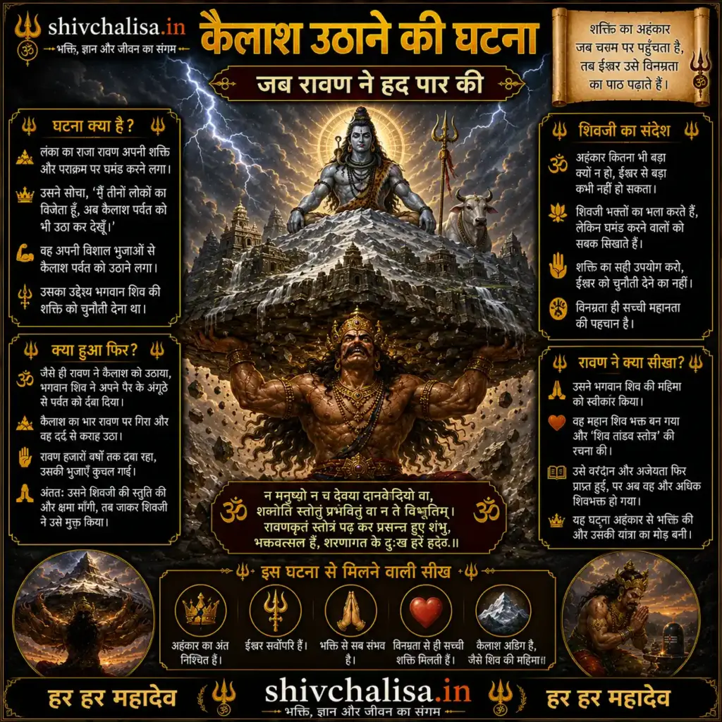 ravan ne kailaish parvat uthaya