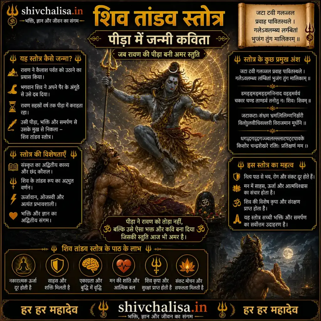 shiv tandav stotram - pida me janmi kavita